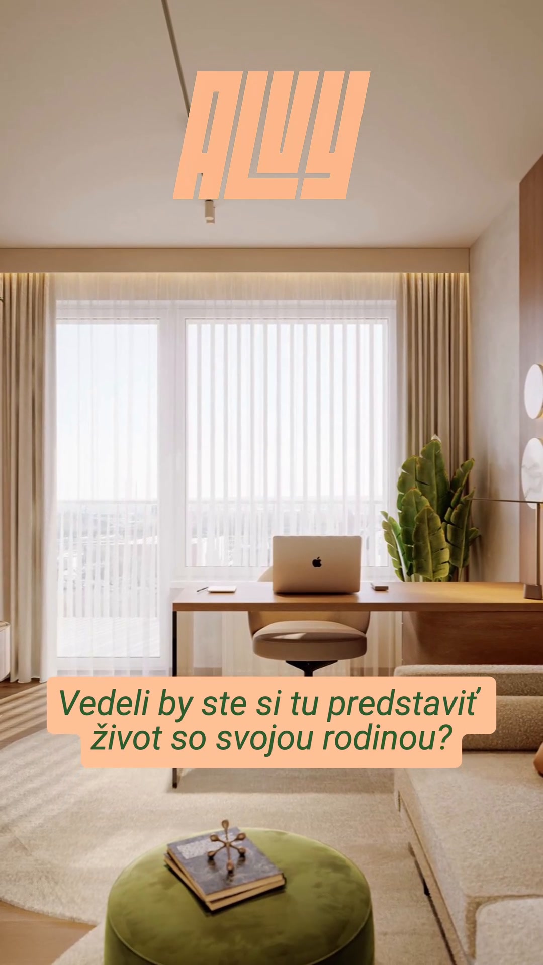Takto môže vyzerať praktický a vzdušný domov pre 4-člennú rodinu v projekte ALVY. 👨‍👩‍👧‍👦 Žiadne plytvanie miestom, len premyslená dispozícia, kde má každý svoje súkromie a zároveň priestor na spoločné chvíle. 🛋️✨ Dostatok úložných priestorov, svetla a zóna pre deti aj rodičov. Pozrite si voľné rodinné byty cez https://www.alvy.sk